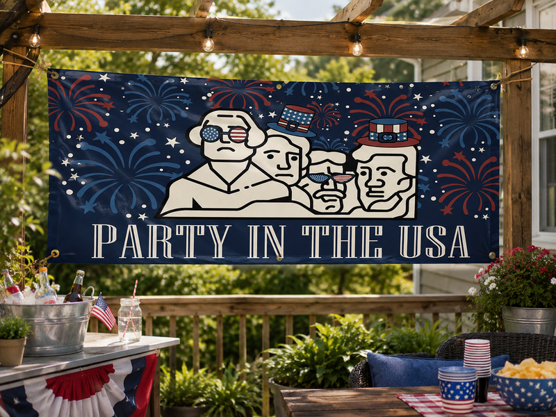 4th of July banner design 2