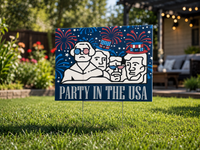 Party in USA yard sign