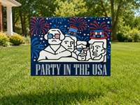 Party in USA yard sign alternate